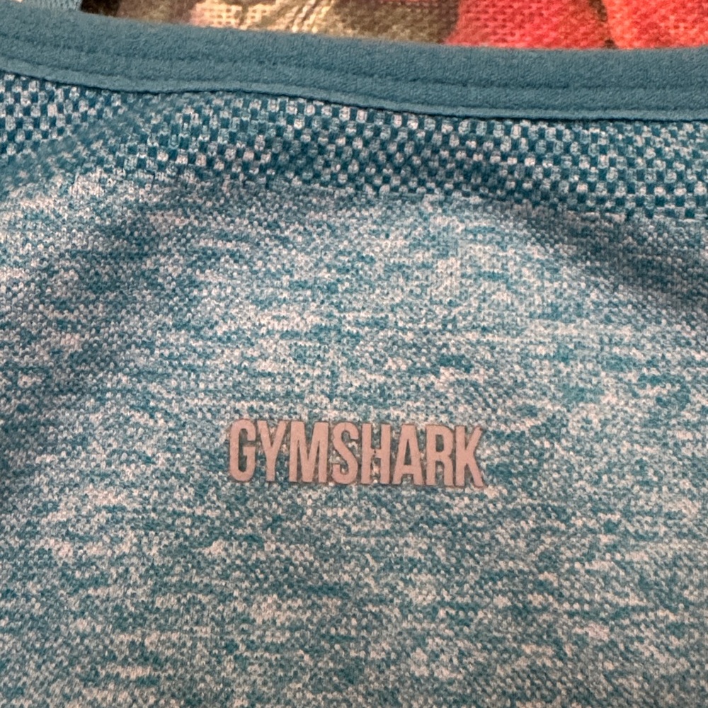 Gymshark Teal Sports Bra - Picture 2 of 8
